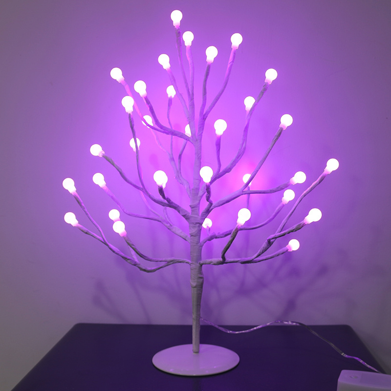 New arrivals battery operated 33L RGB led tree lamp for party wedding decoration lighting or holiday christmas tree lights