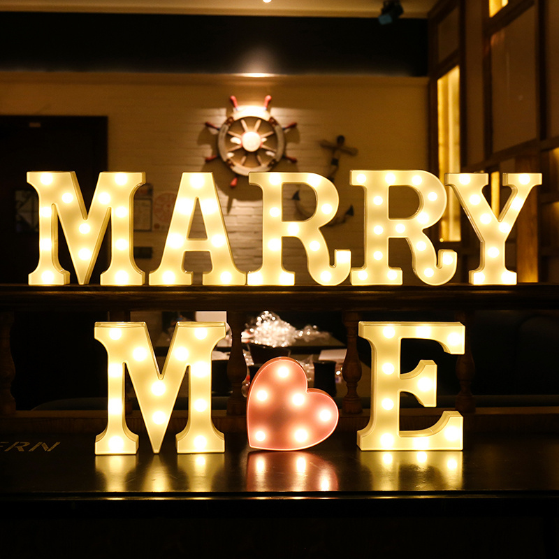 Hot sales love letter game outdoor indoor LED neon light decor for wedding party lights fairy lights or Valentines day gifts