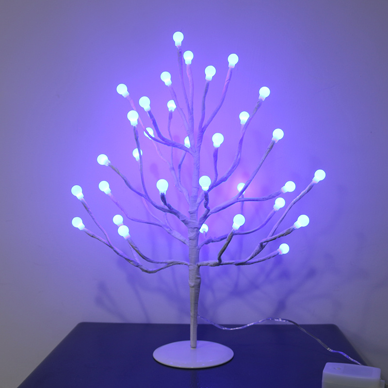 New arrivals battery operated 33L RGB led tree lamp for party wedding decoration lighting or holiday christmas tree lights