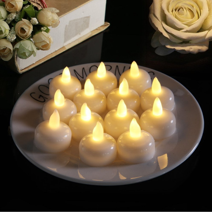 Home Decoration Water Activated Waterproof Floating Led Tealight Candle