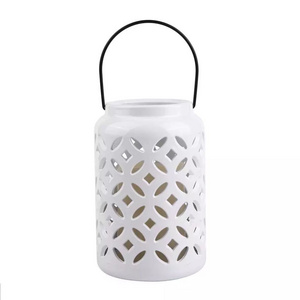 Newish Modern Table Lamps 12*H19cm Plastic Round Lantern Decorative Night Light For Decoration Home