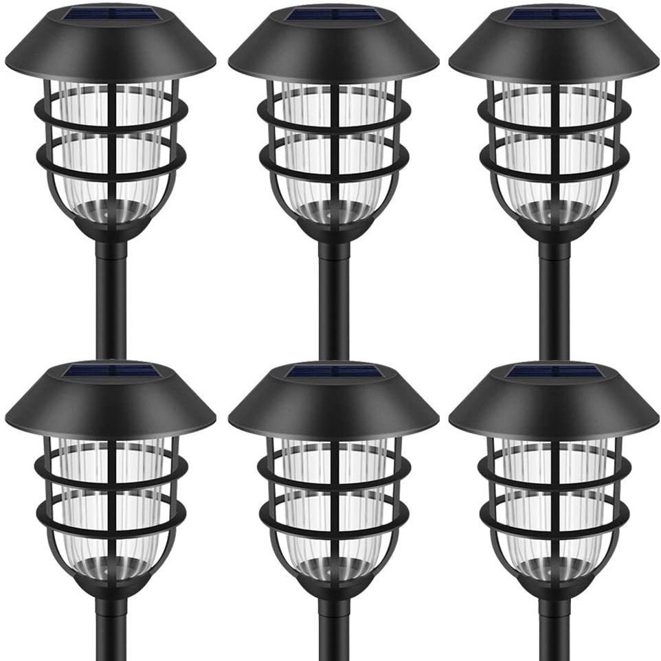 Outdoor Solar Garden Stake Light with Flickering Flame Torch for Yard Pathway Porch Fence Patio Garden