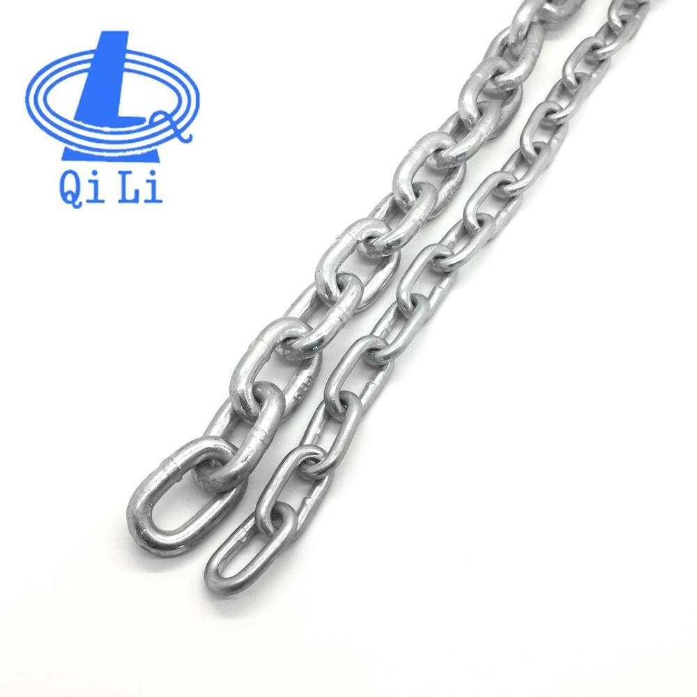 factory price 6mm DIN5685A/C zinc plated swing chain