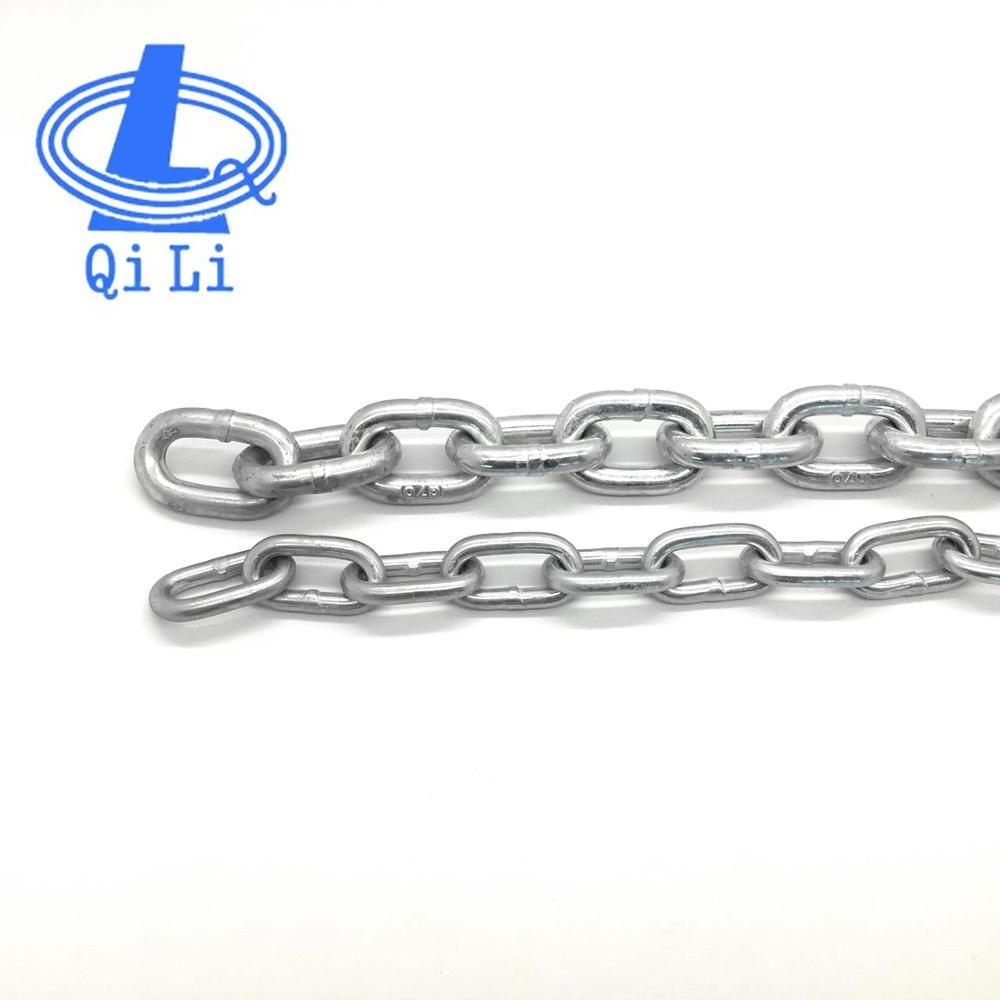 factory price 6mm DIN5685A/C zinc plated swing chain