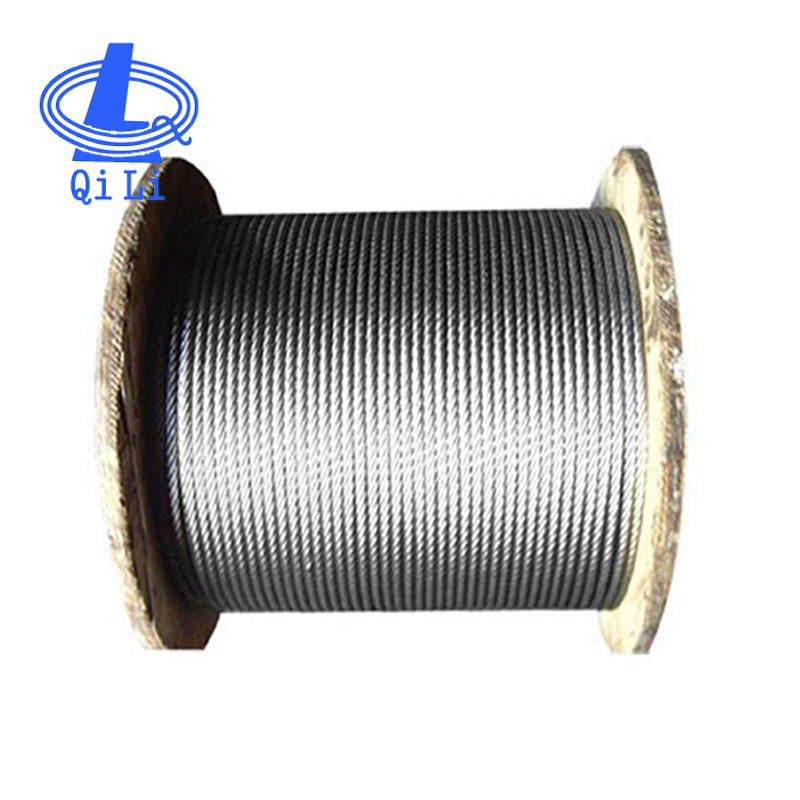 Factory Price 316 304 Stainless Steel Wire Rope Steel Cable for fishing 1mm 2mm 3mm 1*7 7*7