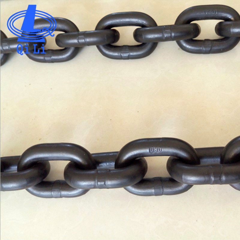 rigging hardware G80 EN818-2 heavy duty chain