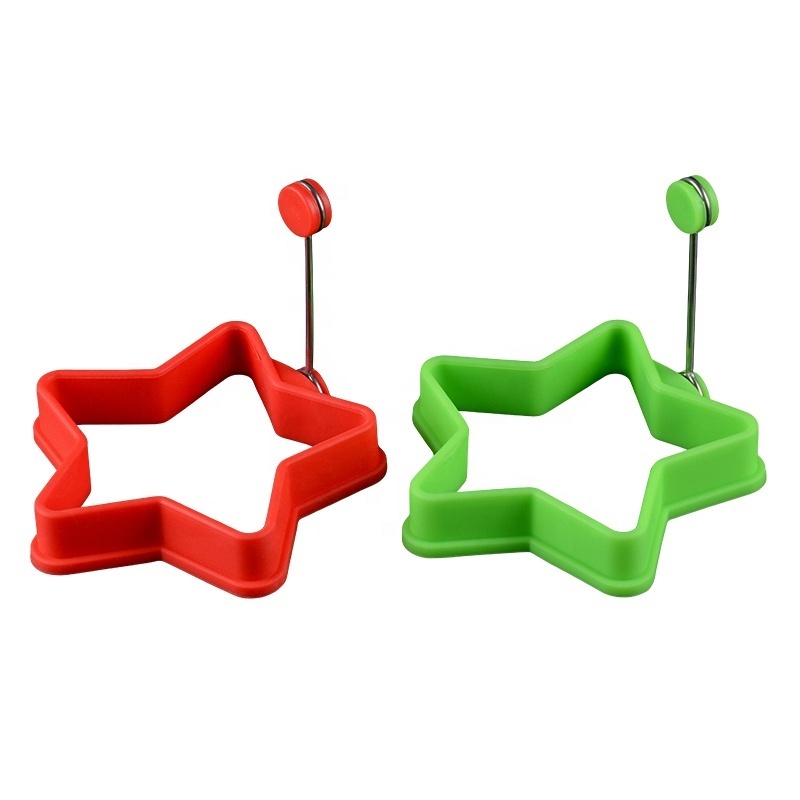 Non-stick Star Shaped Omelette Maker Breakfast Silicone Pancake Molds