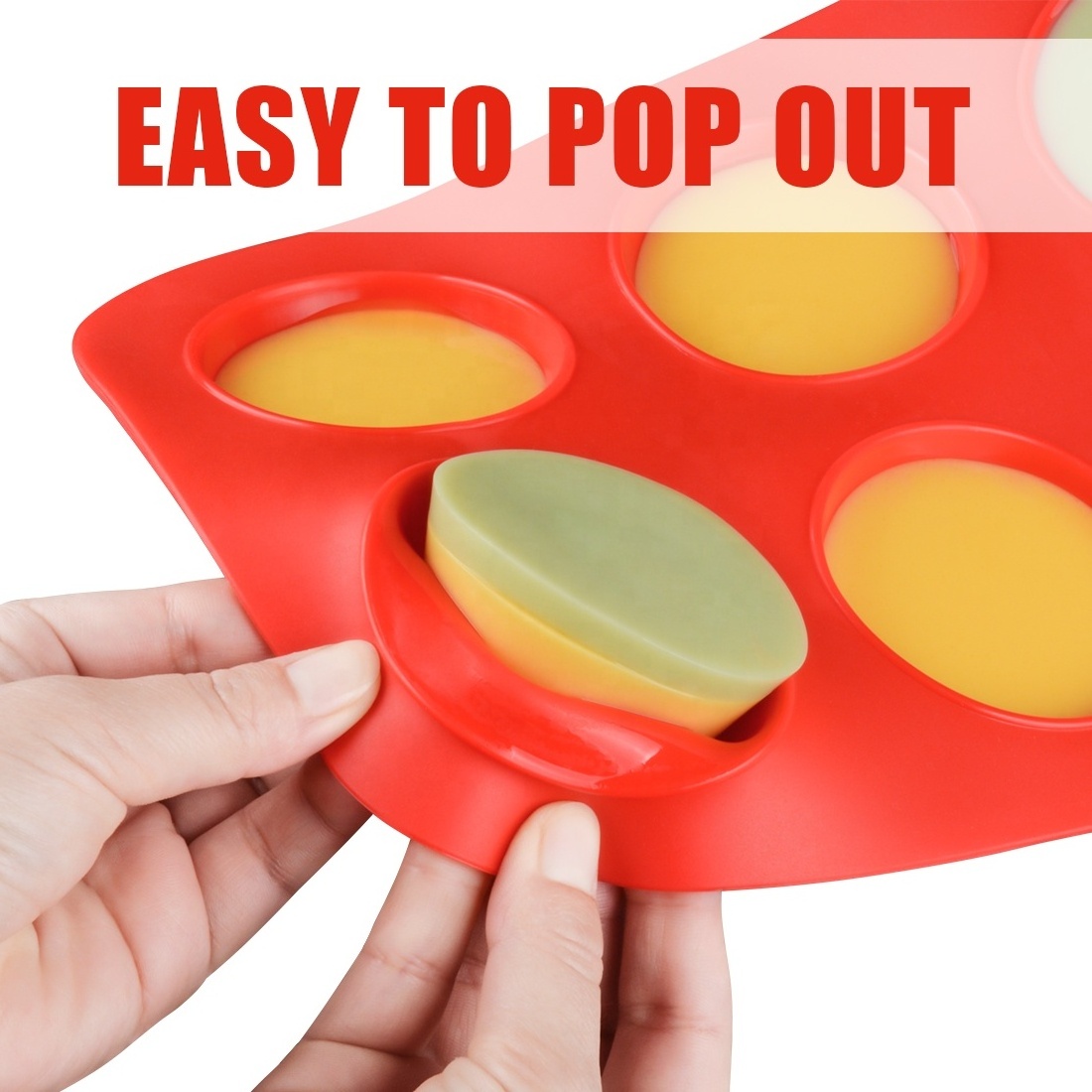 Hot Selling Deep Cup Muffin Pan 6 Cup Muffin Baking Tray Or Silicone Cupcake Mold