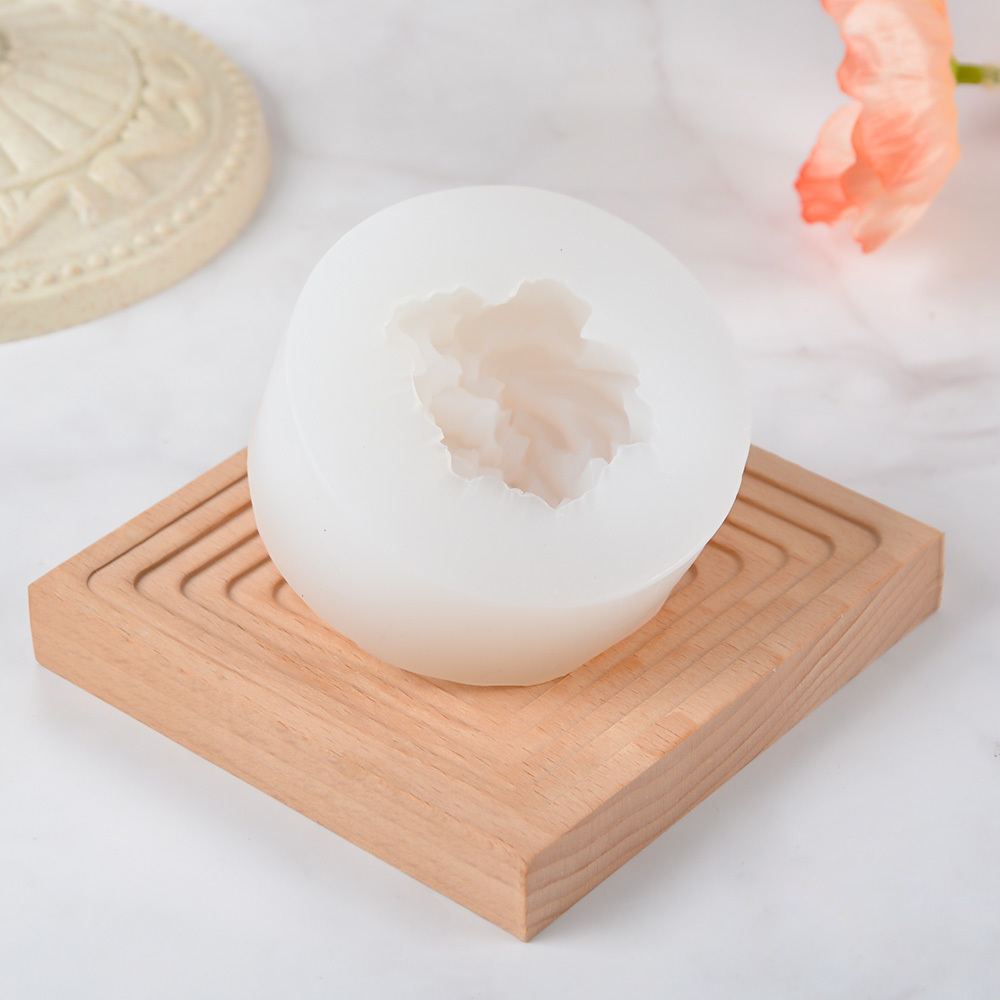 Wholesales diy home bedrooms decoration candle wax mold carnation flower silicone candles scented luxury mold