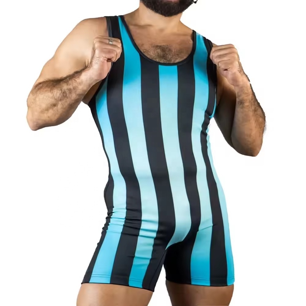 Reverse sexy men suit uniform America Russia cool cheap freestyle wrestling singlets