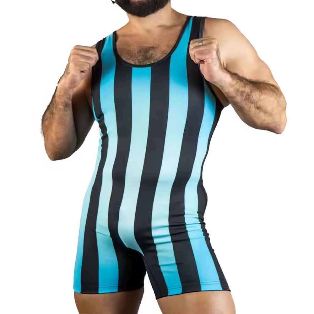 Reverse sexy men suit uniform America Russia cool cheap freestyle wrestling singlets