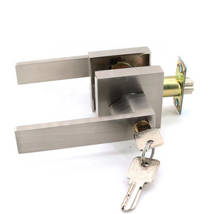 ULW Pull Handle Gold Color Luxury Door Lock Entry Door Lock Set Patio Door Handle And Lock