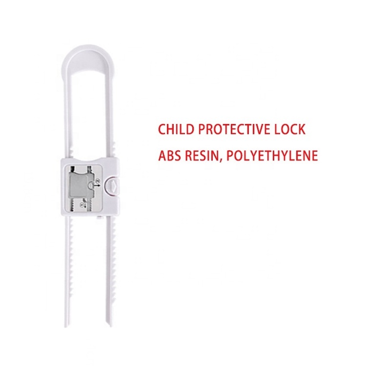 Adoric Sliding Cabinet Locks U Shaped Baby Safety Locks Childproof Cabinet Latch for Kitchen