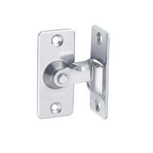 Punch-free 90 Degree Right Angle Door Lock Buckle Lock Bolt Window Sliding Lock bar Bolt