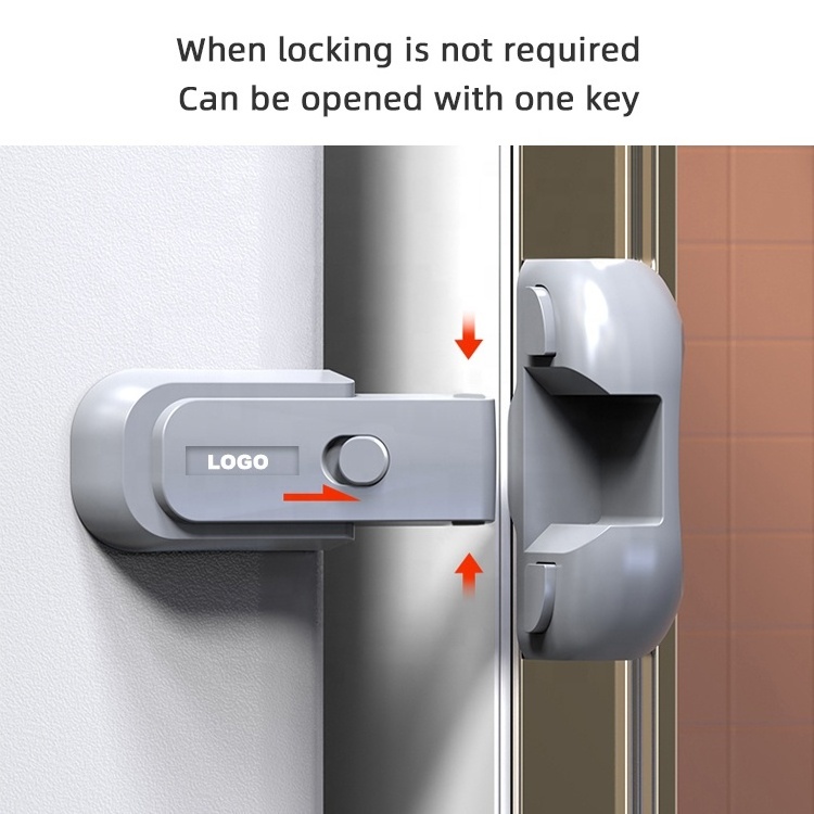 Home Refrigerator Door Lock Latch Catch Baby Safety Fridge door Lock for kids Safety baby lock