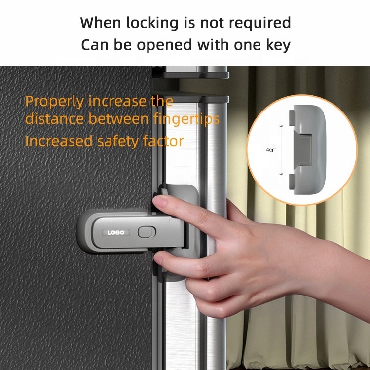 Home Refrigerator Door Lock Latch Catch Baby Safety Fridge door Lock for kids Safety baby lock