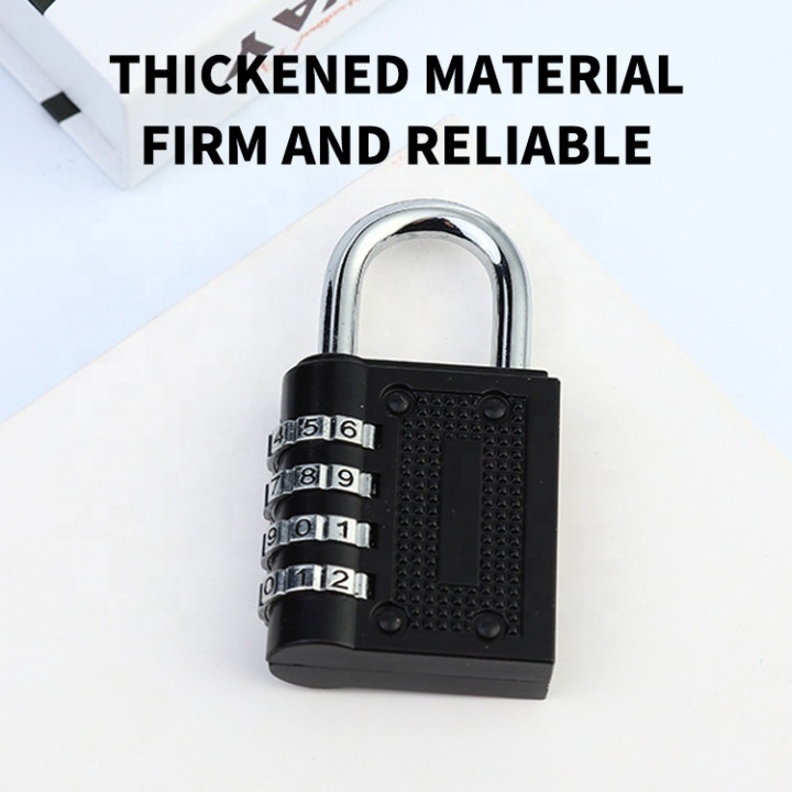 4 Digit Travel Combination Lock Padlocks 4 Digit Outdoor Waterproof Safety Padlock