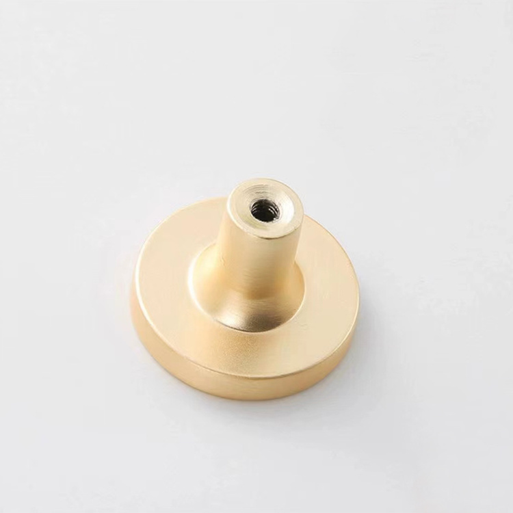 Furniture handle kitchen cabinet modern round marble shell cabinet handle round cabinet drawer knob handle pull