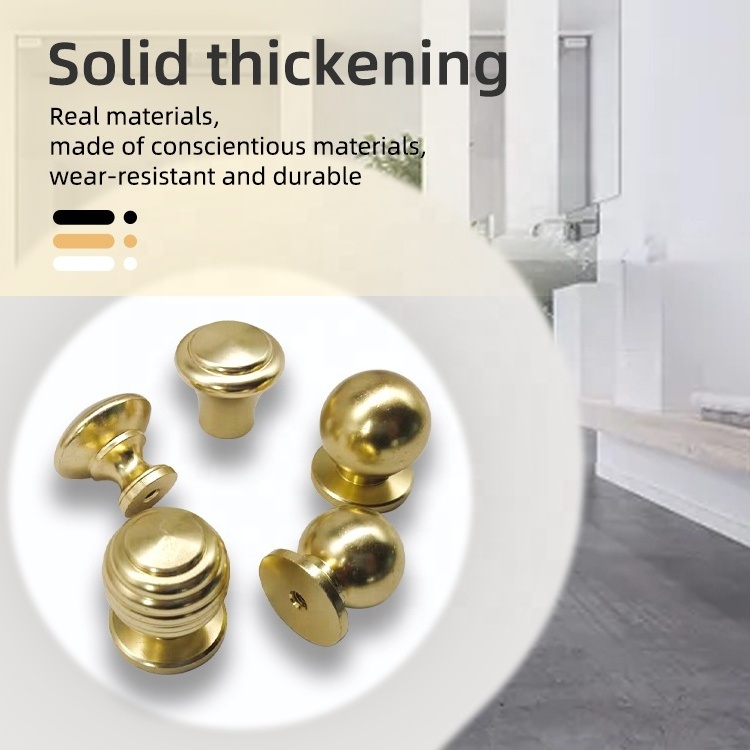 Furniture pull handle Aluminum drawer Door Handle & Knob Kitchen Cabinet door knobs for box cabinet knobs brass