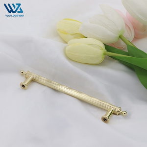 ULW Kitchen Cabinets Handles Gold Zinc Handles And Knob For Kitchen Cabinet Pull