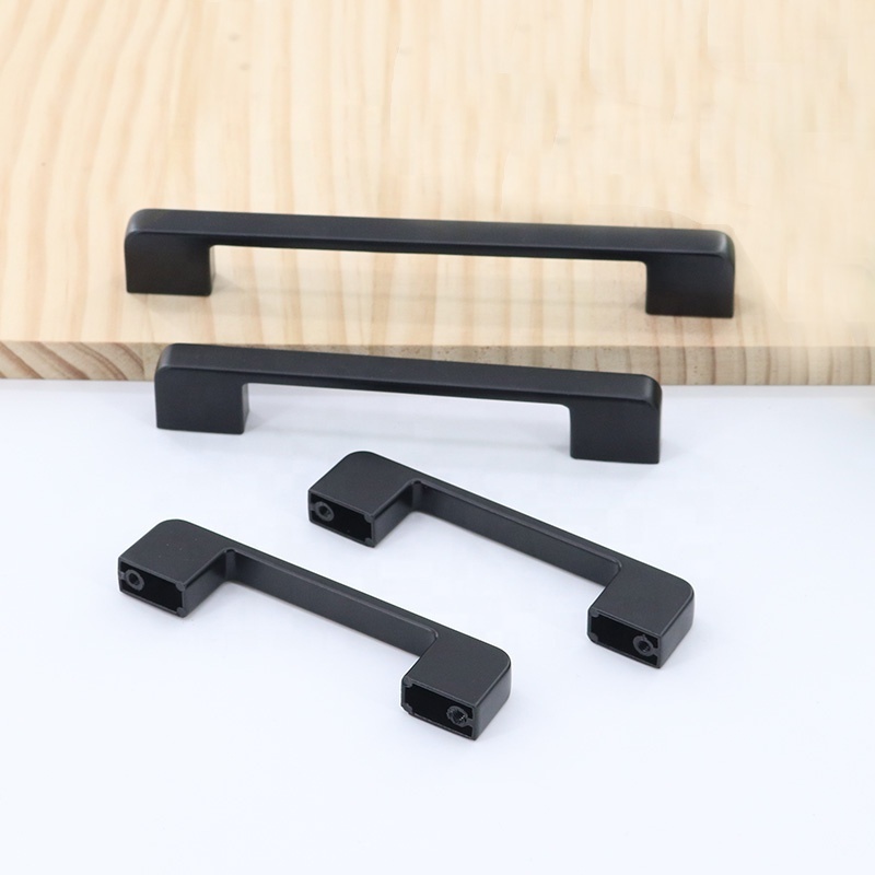 ULW Cabinet Handles Black And Gold Sets Kitchen Ccabinet Drawer Wardrobe Pull Flush Handle