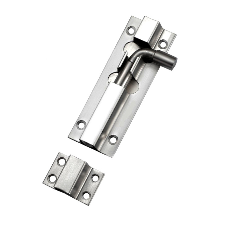 Heavy Duty Stainless Steel Flush door tower Bolt aluminium 3 inch tower bolt Door&Window Latch Barrel Lock Bolt