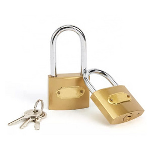 Padlocks and keys in bulk double waterproof ring iron lock safety padlock iron locker key 30mm padlock