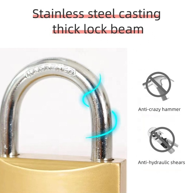 Padlocks and keys in bulk double waterproof ring iron lock safety padlock iron locker key 30mm padlock