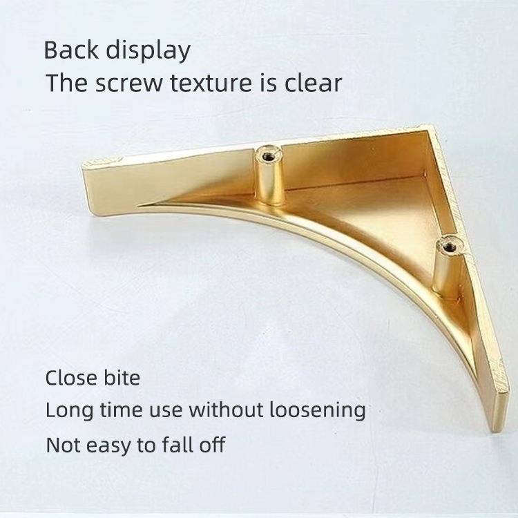 Triangle Handles Zinc Alloy Furniture Cabinet Invisible Kitchen Handles Cabinets Antique Gold Drawer Pull