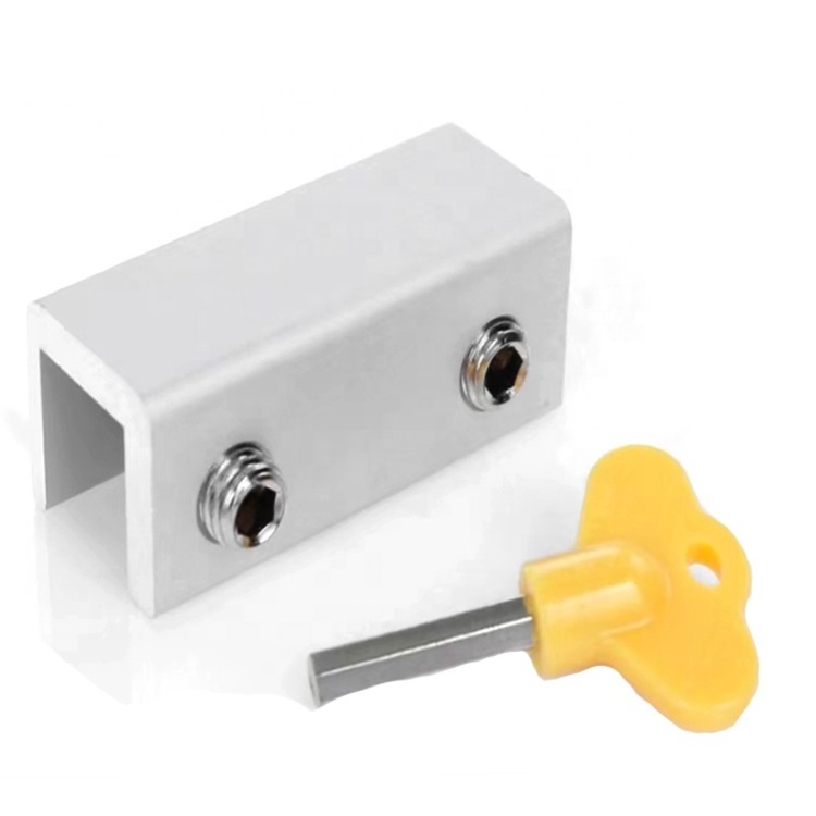 Aluminum Alloy Door And Sliding Window Stop Security Child Safety Lock For Kids Anti-theft Llimiter