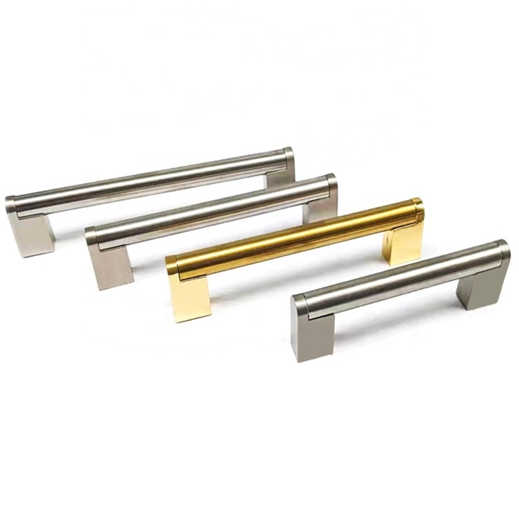 Modern Cabinet Handles And Knobs For Metal Kitchen Brushed Nickel Cabinet Handle Drawer Door Furniture Handle