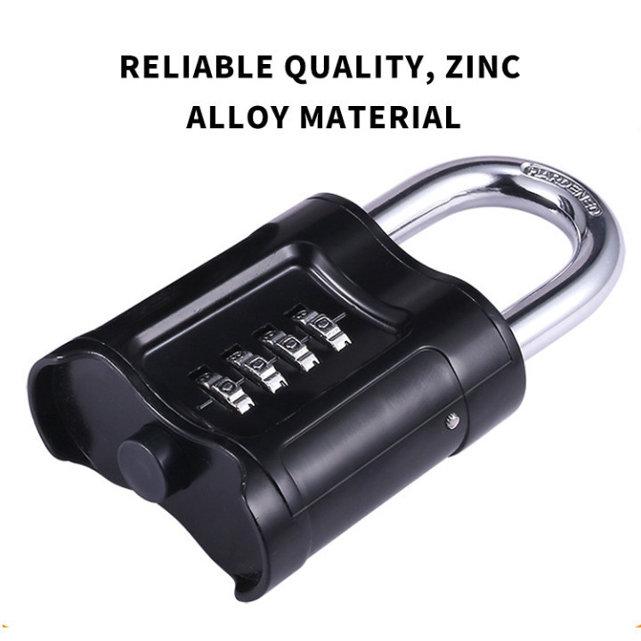 Top quality  4 digit padlock china suitcase lock security digit combination padlocks