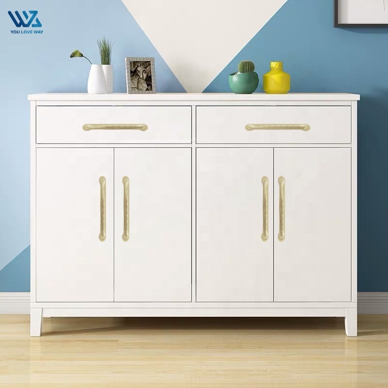 ULW Home Furniture Kitchen Cabinet Set With Handle Luxury Kitchen Cabinet Handles Gold Unique Cabinet Handles