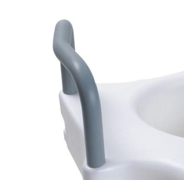 elder people aluminum hdpe portable bidet padded raised cushioned commode toilet seat with armrest