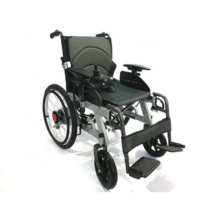 2020 new 20 ampere titanium steel electric foldable sport walker wheel chair wheelchair for disabled people