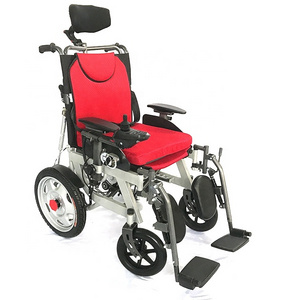 Detachable titanium steel lightweight electric automatic hospital portable folding sport  wheelchair for disabled