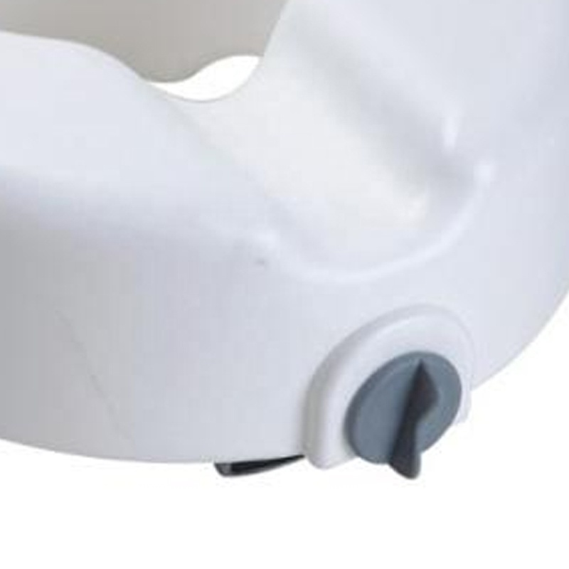 elder people aluminum hdpe portable bidet padded raised cushioned commode toilet seat with armrest