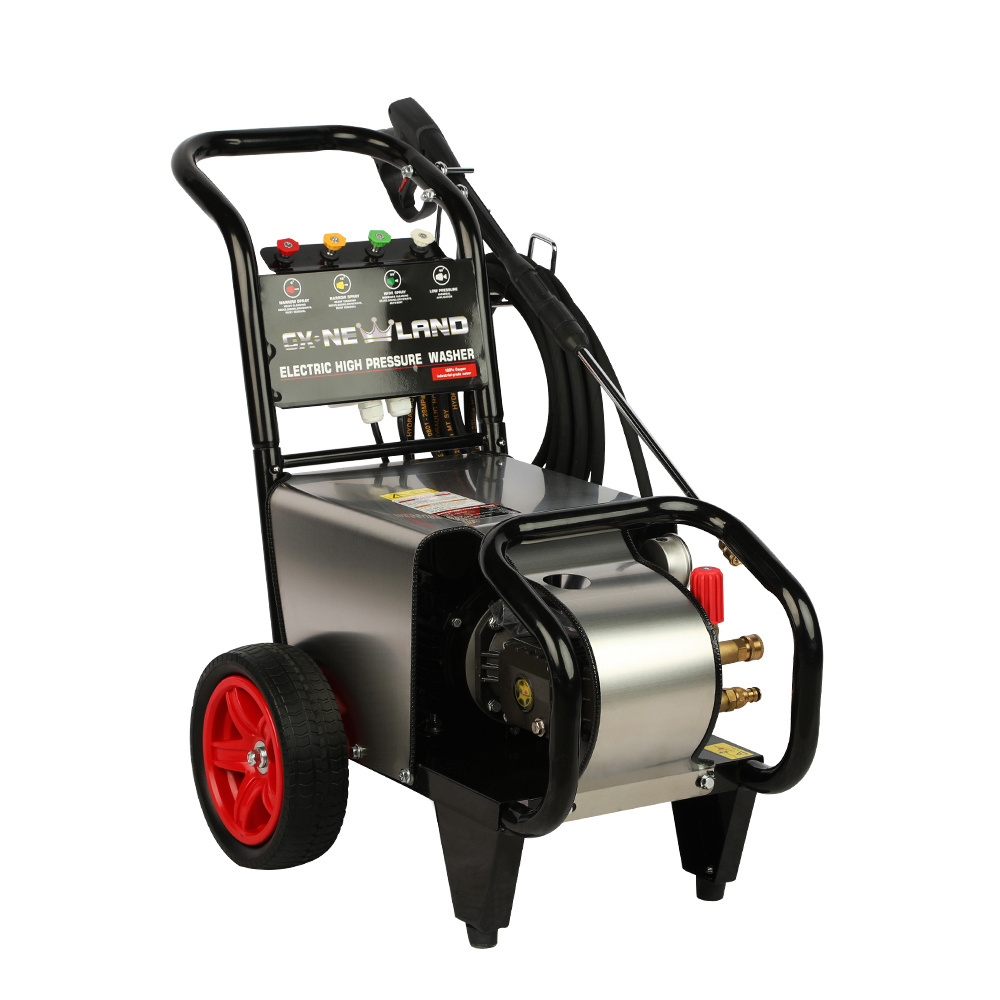 Newland 3kw 10inch wheels electric portable high pressure washer for car wash