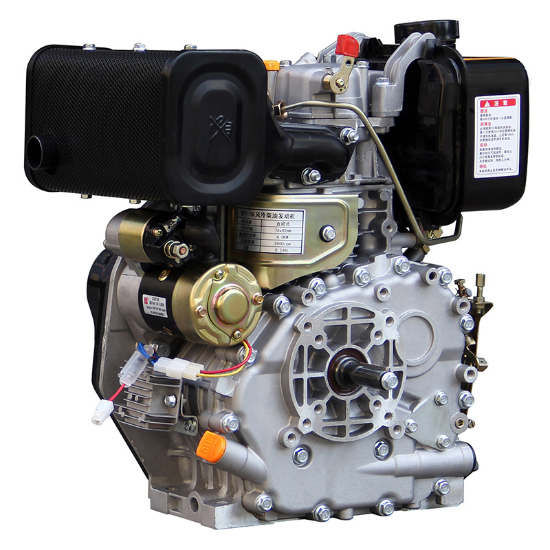 NEWLAND hot selling 178f 296cc single cylinder diesel engine 6hp diesel engine