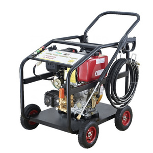 250Bar 15Lpm 9Hp Professional Diesel Engine High Pressure Washer With Diesel Engine