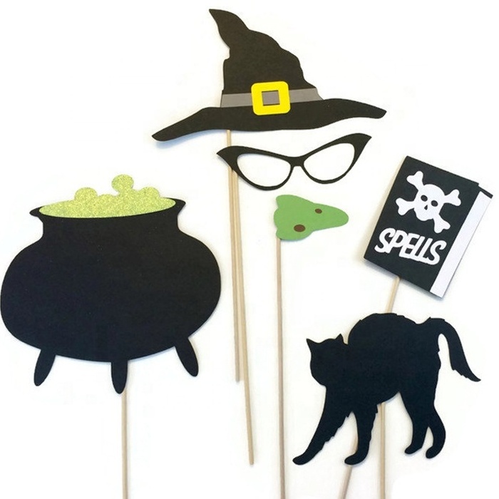 Custom Halloween photo booth props for halloween decorations