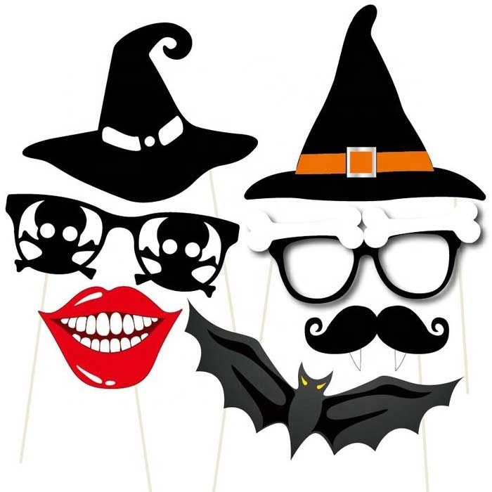 Custom Halloween photo booth props for halloween decorations