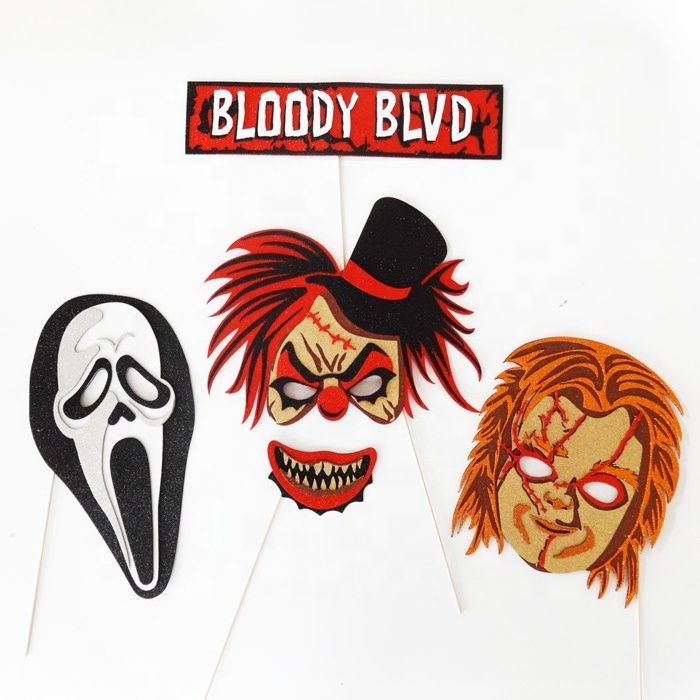 Custom Halloween photo booth props for halloween decorations