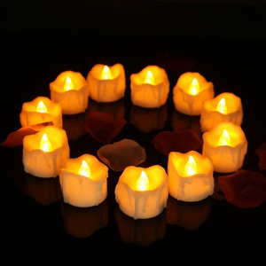 Hot selling CR2032 Battery Operated Flameless Led Tea Light Candles For Wedding Birthday Party Decoration