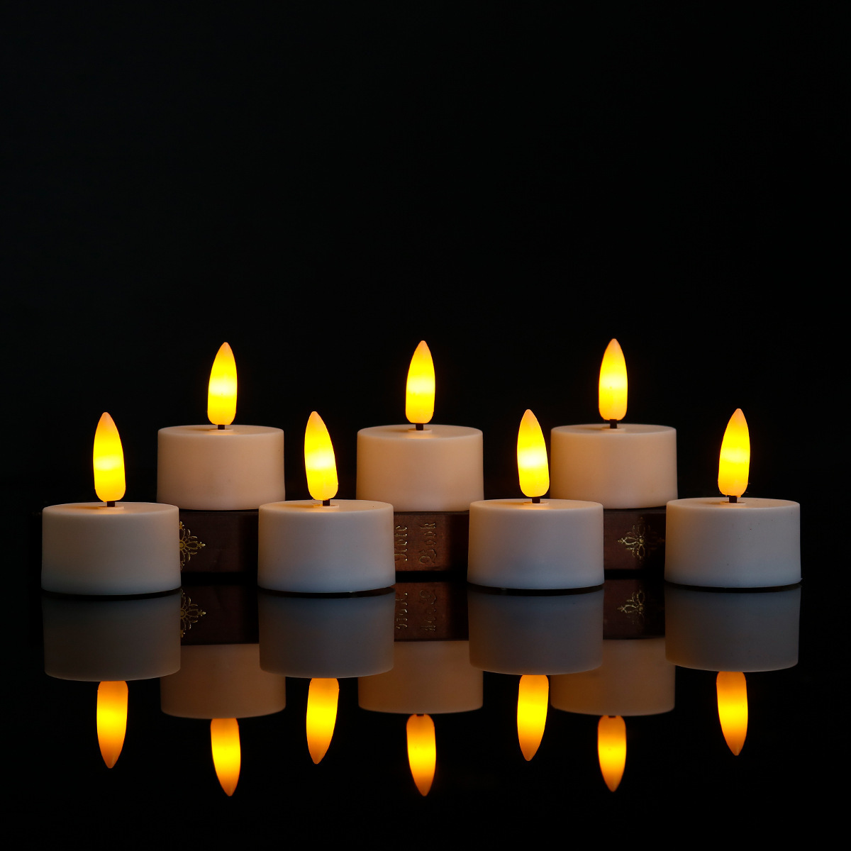 Hot sale Battery Operated Bullet Wick Flameless Led Tea Light Candle For Wedding Birthday Party Decoration