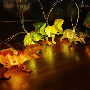 Hot Sale Battery Powered  Birthday Party Christmas Holiday Led Fairy Light Children kids Home Decor Dinosaur String Lights