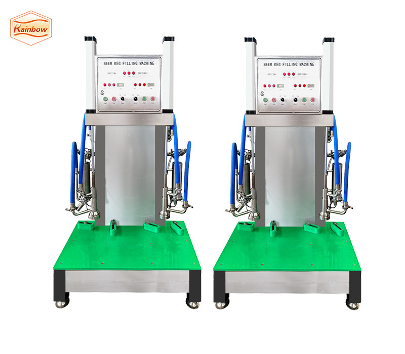 Canning Machine Beer Filler Beer Filling Dosing Machine Automatic Beer Keg Washing and Keg Filling 2 Heads/1 Heads