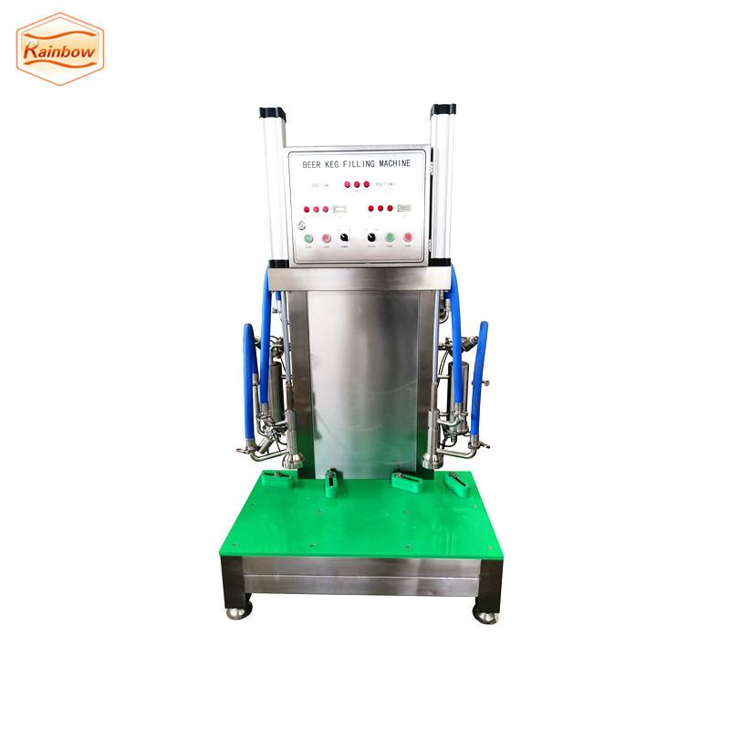 Canning Machine Beer Filler Beer Filling Dosing Machine Automatic Beer Keg Washing and Keg Filling 2 Heads/1 Heads