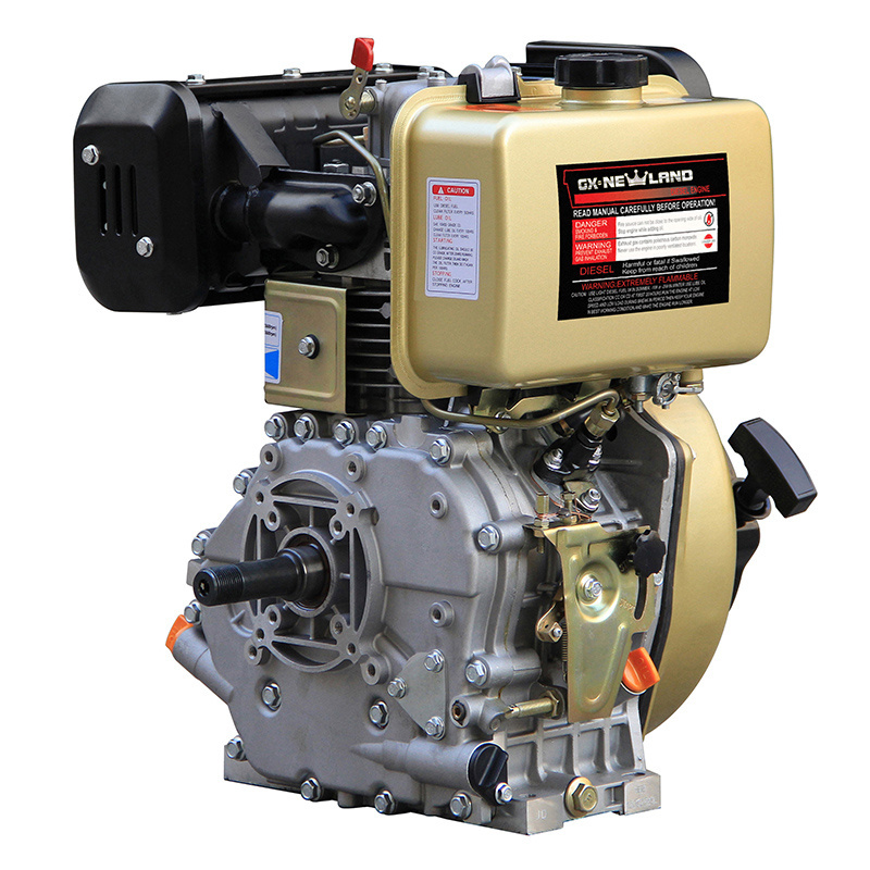 NEWLAND 186F 418cc recoil start with threaded shaft marine diesel engine