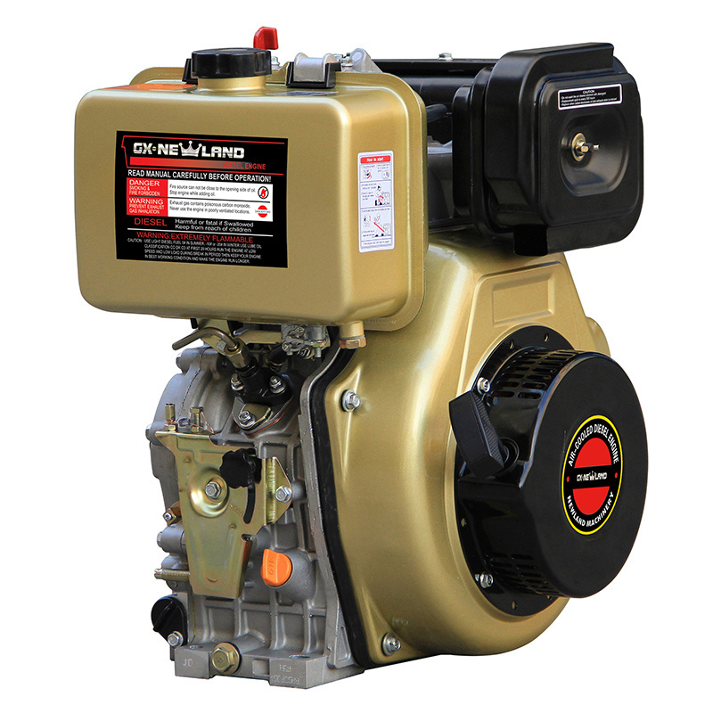 NEWLAND 186F 418cc recoil start with threaded shaft marine diesel engine